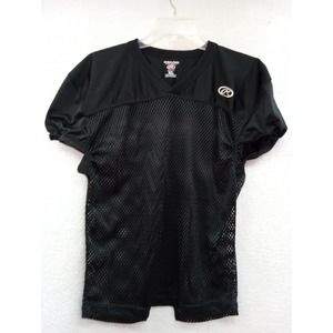 Rawling Football‎ Jersey Size XL Black Polyester V Neck (Practice)